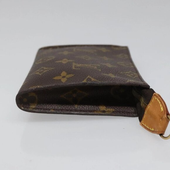 LOUIS VUITTON Monogram Bucket PM Accessory Pouch LV Auth 111829 - Picture 6 of 16